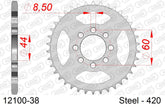 Corona AFAM 12100-38 in acciaio passo 420 YAMAHA YSR 80 1987  -1990